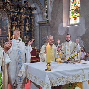 Vlč. Mato Matić proslavio zlatnu misu u Vrapču